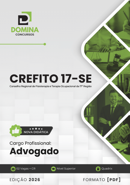 Apostila Profissional para Advogados: CREFITO 17 – SE 2026