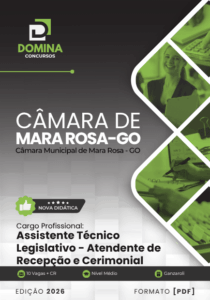 Apostila Profissional para Atendente de Recepção – Câmara de Mara Rosa/GO 2026