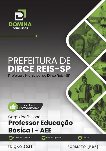 Apostila Profissional para Professores de AEE – Dirce Reis, SP 2026