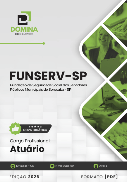 Apostila de Formação Atuarial FUNSERV Sorocaba SP 2026: Conteúdo Completo