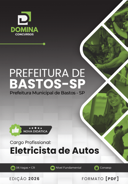 Apostila de Formação: Eletricista de Autos – Bastos SP 2026