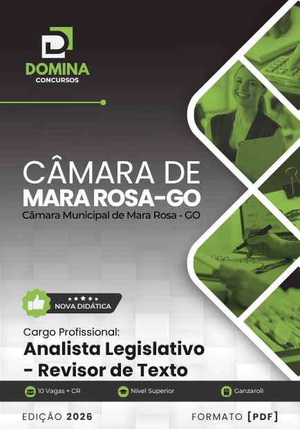 Apostila para Analista Legislativo: Revisão de Texto – Câmara Mara Rosa GO 2026