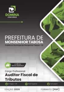 Apostila para Auditor Fiscal de Tributos: Monsenhor Tabosa-CE 2026
