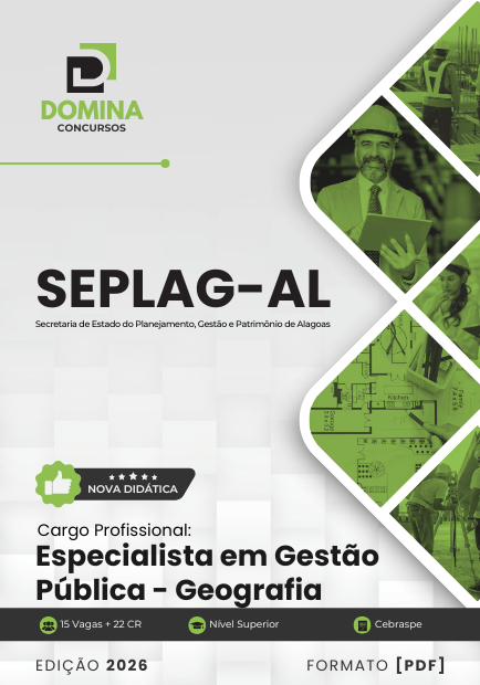Apostila para Especialista em Gestão: Geografia SEPLAG AL 2026