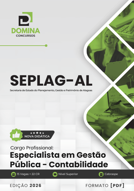 Apostila para Especialista em Gestão de Contabilidade – SEPLAG AL 2026