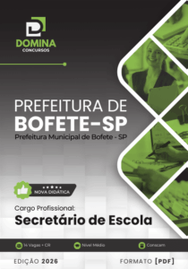 Apostila para Secretários de Escola: Bofete SP – Guia Prático 2026