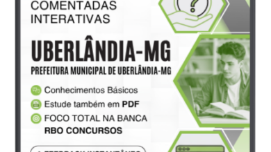 Descubra 600 Questões Comentadas para Concursos em Uberlândia MG 2026: Prepare-se! Descubra 600 Questões Comentadas para Concursos em Uberlândia MG 2026: Prepare-se!