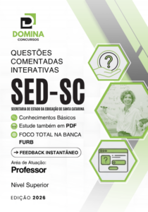 Domine a Seleção: 700 Questões Comentadas SED SC 2026 para Professores FURB!