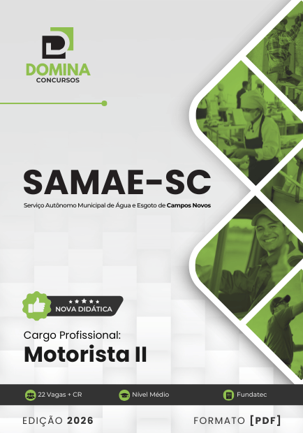 Domine as Estradas: Apostila Motorista SAMAE Campos Novos SC 2026 para Sucesso!