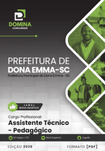 Domine o Futuro: Apostila Assistente Técnico Pedagógico Dona Emma SC 2026!