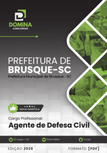 Prepare-se para o Futuro: Apostila Agente de Defesa Civil Brusque SC 2026!
