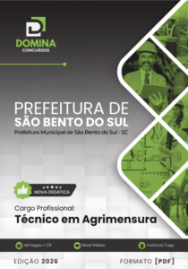 Transforme Sua Carreira: Apostila de Técnico em Agrimensura em São Bento do Sul SC 2026!