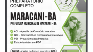 Transforme seu Futuro: Curso Preparatório para Cargos de Fundamental e Médio – Macarani 2026 Transforme seu Futuro: Curso Preparatório para Cargos de Fundamental e Médio – Macarani 2026