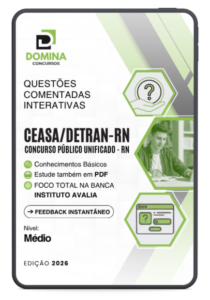 1250 Questões Comentadas Interativas para o Concurso Unificado DETRAN e CEASA RN