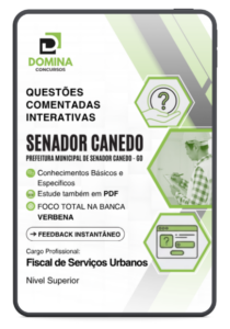 1500 Questões Comentadas para Fiscal de Serviços Urbanos – Prefeitura Senador Canedo/GO