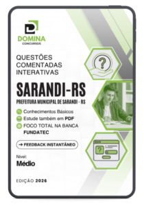2026 Sarandi: 1000 Questões Comentadas Nível Médio FUNDATEC para Aprendizado Eficaz