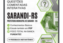 2026 Sarandi: 1000 Questões Comentadas Nível Médio FUNDATEC para Aprendizado Eficaz