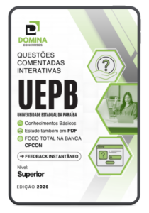 500 Questões Comentadas UEPB 2026: Guia Completo para Nível Superior CPCon