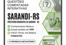 750 Questões Comentadas – Sarandi 2026 para Nível Superior | FUNDATEC