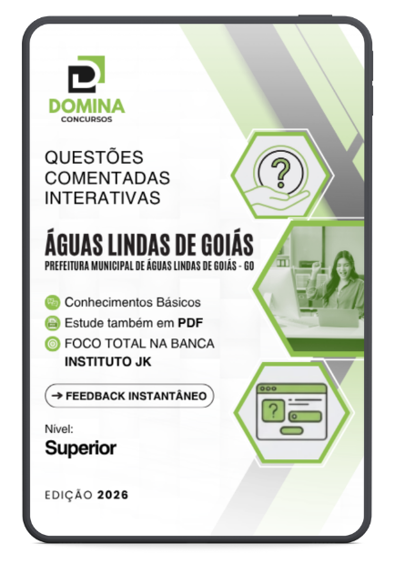 750 Questões Comentadas para Nível Superior – Águas Lindas de Goiás 2026 Instituto JK