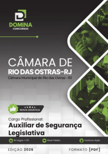 Apostila Auxiliar de Segurança Legislativa: Câmara de Rio das Ostras 2026