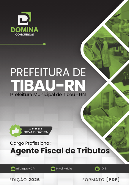 Apostila Completa para Agente Fiscal de Tributos – Tibau/RN 2026: Preparação Eficiente