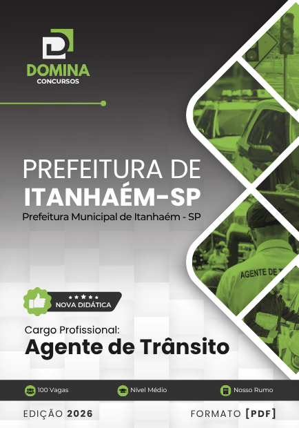 Apostila Completa para Agente de Trânsito – Itanhaém SP 2026: Preparação Eficaz