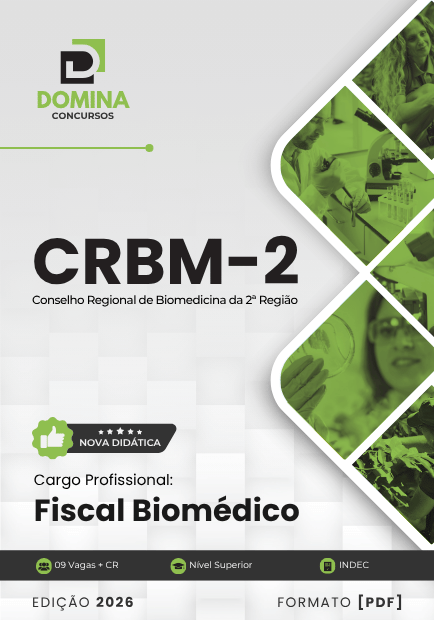 Apostila Fiscal 2026 para Biomédicos – CRBM 2ª Região: Diretrizes e Regulamentações Apostila Fiscal 2026 para Biomédicos – CRBM 2ª Região: Diretrizes e Regulamentações