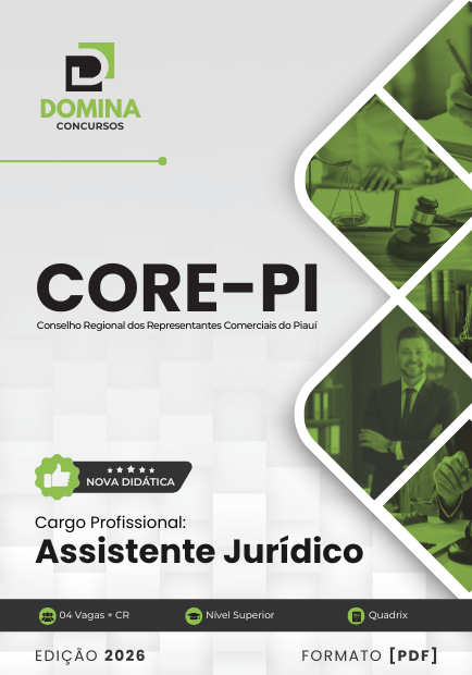 Apostila Oficial para Assistente Jurídico: CORE PI 2026 – Guia Completo Apostila Oficial para Assistente Jurídico: CORE PI 2026 – Guia Completo