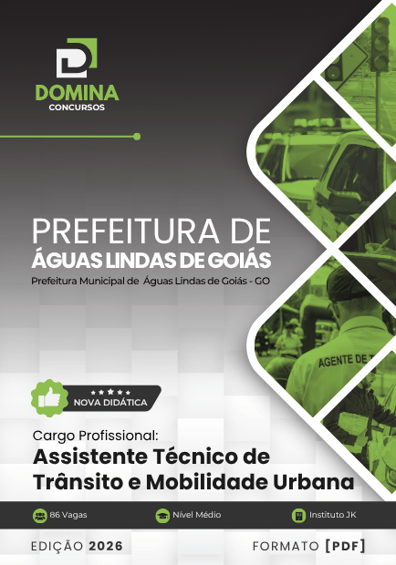 Apostila Profissional para Assistente Técnico de Trânsito Urbano – Águas Lindas, GO 2026