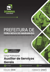 Apostila Profissional para Auxiliar de Serviços Gerais – Feira Nova do MA 2026