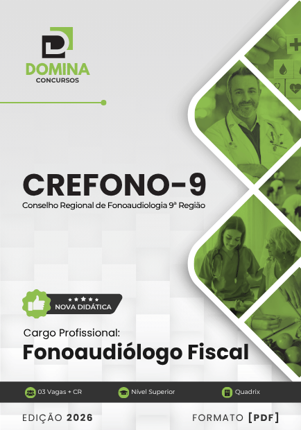 Apostila Profissional para Fonoaudiólogos: Fiscal CREFONO 9 – 2026 Apostila Profissional para Fonoaudiólogos: Fiscal CREFONO 9 – 2026