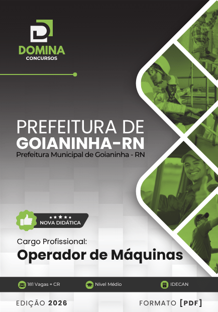 Apostila Profissional para Operador de Máquinas – Goianinha RN 2026