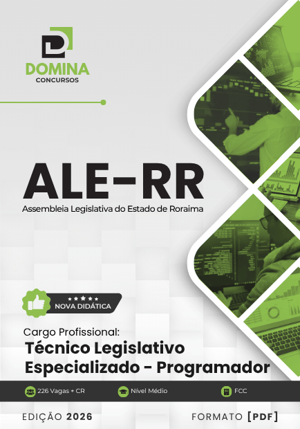 Apostila Técnico Legislativo: Programador AL RR 2026 – Guia Completo de Estudo