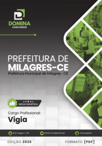 Apostila Vigia 2026: Preparação Profissional para Concursos em Milagres, CE