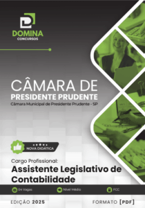 Apostila de Contabilidade para Assistente Legislativo – Câmara de Presidente Prudente SP 2026