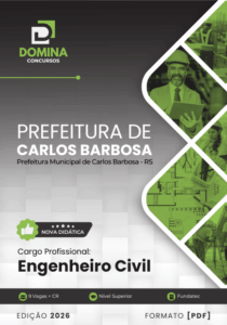 Apostila de Engenharia Civil 2026 – Carlos Barbosa, RS: Conteúdos Essenciais