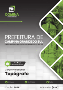 Apostila de Topografia 2026: Campina Grande do Sul, PR – Estudo Completo