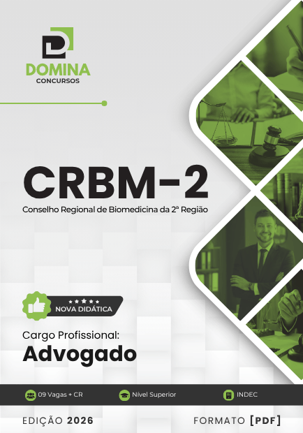 Apostila do Advogado: CRBM 2ª Região 2026 – Guia Completo e Atualizado Apostila do Advogado: CRBM 2ª Região 2026 – Guia Completo e Atualizado