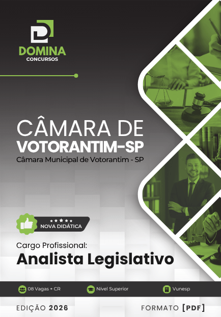 Apostila do Analista Legislativo para a Câmara de Votorantim – SP 2026
