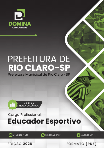 Apostila do Educador Esportivo: Guia Completo para Rio Claro-SP 2026 Apostila do Educador Esportivo: Guia Completo para Rio Claro-SP 2026
