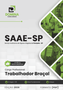 Apostila do Trabalhador Braçal – SAAE Pompéia SP 2026: Orientações e Diretrizes