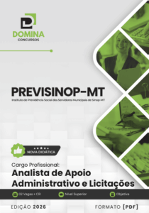 Apostila para Analista de Apoio Administrativo – PreviSinop MT 2026: Guia Completo
