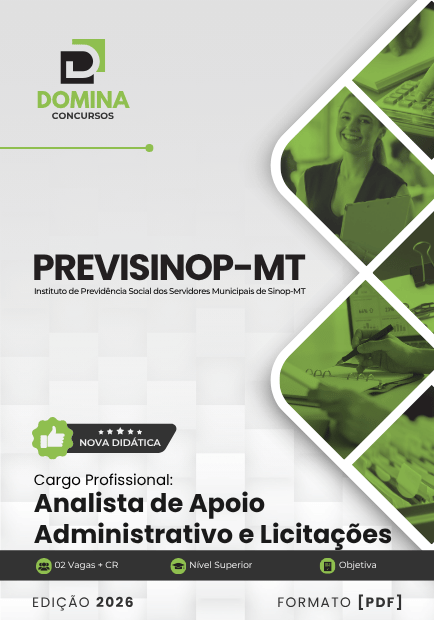 Apostila para Analista de Apoio Administrativo – PreviSinop MT 2026: Guia Completo