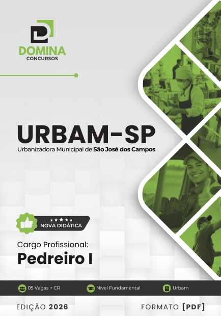 Apostila para Pedreiros: URBAM São José dos Campos SP – 2026