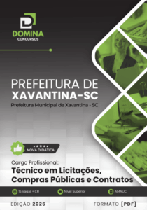 Domine Licitações em Xavantina SC: Apostila Completa 2026 para Seu Sucesso!