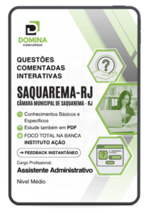 Domine o Concurso: 1000 Questões Comentadas para Assistente Administrativo em Saquarema!