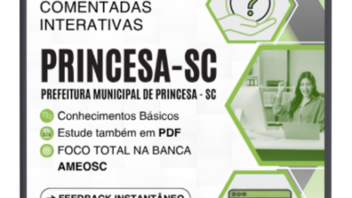 Domine o Concurso AMEOSC 2026: 500 Questões Comentadas para Nível Superior!