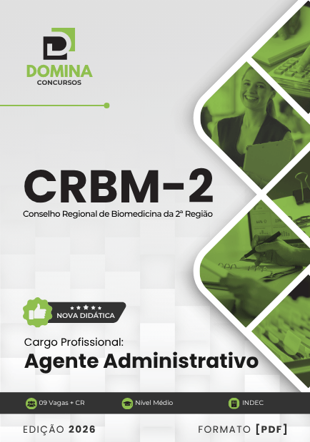 Guia Completo: Apostila para Agente Administrativo – CRBM 2ª Região 2026 Guia Completo: Apostila para Agente Administrativo – CRBM 2ª Região 2026