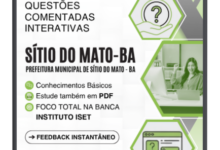 Prepare-se para o Sucesso: 1200 Questões Comentadas para o ISET 2026 em Sítio do Mato BA!